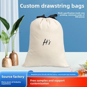 Pochette personnalisée en toile avec cordon de serrage pour accessoires de mode, emballage de rouges à lèvres et bijoux, vente en gros, MOQ 200 pièces, directement de l'usine - Product Image 5