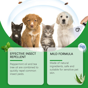 Spray anti-puces et tiques YEGBONG 100 ml pour chats et chiens, soin naturel pour animaux de compagnie - Product Image 2