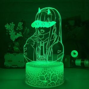 Lampe LED 3D en acrylique DARLING In The FRANXX ZERO TWO 002, <span class=keywords><strong>veilleuse</strong></span> <span class=keywords><strong>à</strong></span> LED - Product Image 4