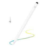 Stylet double pointe REXIAO avec port de charge magnétique pour iPhone et iPad (A16/A11/A10/A9-6ème génération/Pro 13/12.9/11/M4/M5/M3/M2/A17)