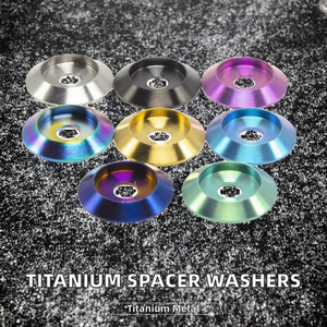 Arandelas Espaciadoras Decorativas M6 Pulimentadas de 6mm de Grosor para Bicicletas, Motocicletas y Automóviles - Product Image 2