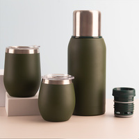 Ensemble cadeau personnalisé 8oz/12oz/25oz Ensemble de gourde à yerba mate Ensemble de tasse et de thermos à yerba mate Ensemble de thermos à yerba mate