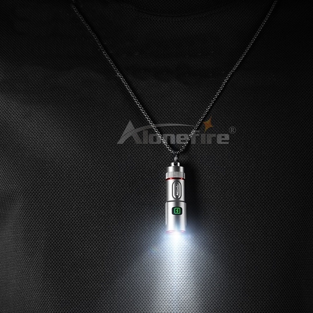 Mini EDC Cool Neck Decoration Small Flashlight Keychain Torch Camping Travel Emergency lighting backup stairs Keychain light X73