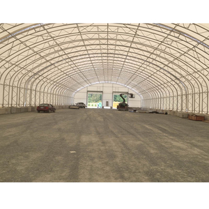 Tente hangar industrielle en tissu PVC tendu avec structure en acier à double treillis pour stockage et aéronautique - Product Image 5