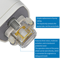 Kamoer KCP-D pompe péristaltique réglable 24V dc faible débit 50-100 ml/min petite pompe de dosage de liquide de laboratoire
