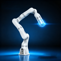 Bras robotique industriel PLC 6 axes avec capteur de force, haute précision, faible interférence, plage de mesure réglable, moteur et boîte de vitesses