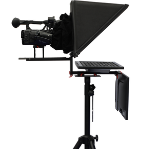 Teleprompter Profesional para Transmisiones con Dos Monitores de Aluminio de 20 Pulgadas, Color Negro, para Interiores/Exteriores, Certificado ISO, para Deportes en Vivo y Estudio - Product Image 6