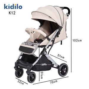 Nuevo 2025 <span class=keywords><strong>Carro</strong></span> de bebé plegable de acero inoxidable ligero Kidilo cochecito de bebé recién nacido cochecito de viaje compacto con <span class=keywords><strong>maleta</strong></span> - Product Image 6