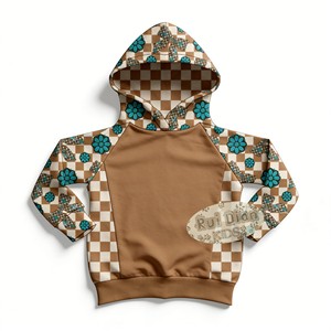 Ruiidan vend en gros et personnalise des sweats à capuche pour garçons de 6 à 16 ans, élégants et raffinés, avec des motifs patchwork. - Product Image 1