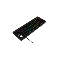 Aikun GX370WR Clavier de jeu sans fil rechargeable 2.4G, rétroéclairage arc-en-ciel dynamique, interrupteur en caoutchouc à 90 touches, compatibilité multi-OS