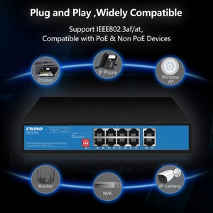 8 Poort Gigabit Onbeheerd Ethernet Netwerk Switch Met Ethernet Splitter Plug & Play Fanless Metal <span class=keywords><strong>Design</strong></span> - Product Image 4