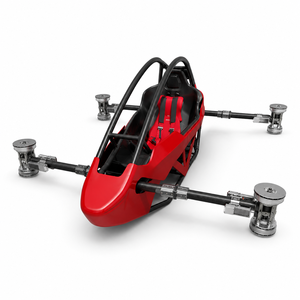 SKYVOLT เครื่องบินจิโรเพลน VTOL น้ำหนักเบาพิเศษ ขับเคลื่อนด้วยแบตเตอรี่ส่วนบุคคล ปีกยาว 2600 มม. ทำจากคาร์บอนไฟเบอร์ความเร็วสูง รุ่นใหม่ พับเก็บได้ - Product Image 5