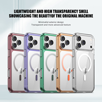 Coque de téléphone magnétique transparente N52, aimant puissant, hybride TPU PC, antichoc, protection intégrale, compatible avec iPhone 18 17 Pro Max
