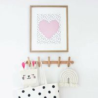 Porte-manteau mural en bois à 5 crochets, style minimaliste, pour l'entrée, pour suspendre sacs et chapeaux, vente en gros