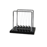 Dailymag Antistress jeu bureau décor Science équilibre Pendule Science Pendule Newton Berceau Newtons Berceau avec Base en Bois