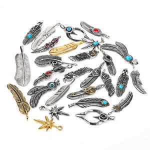 Japonés y coreano ins punk hop Takahashi Goro titanio acero hombre colgante moda calle collar fabricantes al por mayor - Product Image 4