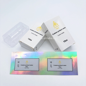 Professional Custom Logo Design <strong>Printing</strong> 3ml Hologram Vial Labels and Boxes with Plastic Tray - Product Image 3