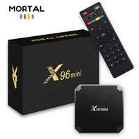 TV Box Android 9.0 Berkualitas Tinggi X96mini Amlogic S905W Quad Core 2GB RAM 16GB ROM Pasokan Pabrik Harga Murah Set-Top Box
