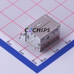 USB-B02 USB Connector Through hole Component (THT) Connector Type-B USB 2.0 Female Through Hole - Product Image 2