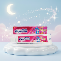 Dentifrice anti-caries à la fraise pour enfants avec logo privé personnalisé Renforce les dents Nettoyage de base Soins des gencives Dentifrice pour enfants