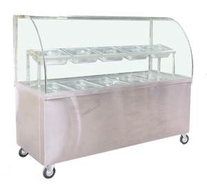 Equipo de Cocina para Restaurantes, Equipo de Buffet, Baño María Eléctrico, Calentador de Alimentos con Exhibidor para Catering - Product Image 5