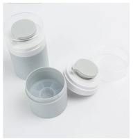 Botol Pompa Tanpa Udara Plastik PP 30ML 50ML 100ML dengan Buckle untuk Lotion, Sampo, Perawatan Kulit, Serum, Krim, Wadah Dispenser