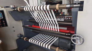 WFQ-1600A Doppel motorantrieb horizontale Art Handwerk Papierrolle zu Rolle Schneiden Schneide maschine gelbe Papiers ch neider Maschine - Product Image 5