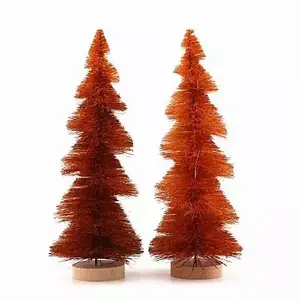 高品質30cm人工木クリスマス雰囲気レイアウトグリーンPVC人工クリスマスツリー松針クリスマスツリー