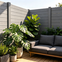 Panneau de clôture modulaire de jardin de 4 pieds, sécurité 358, anti-rouille, vinyle brun 6x8, mobile, achetez maintenant, livraison gratuite