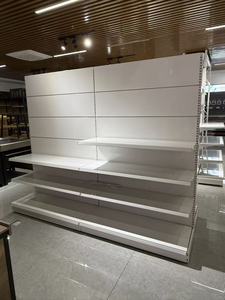Étagères de supermarché à double face robustes, présentoirs métalliques perforés, installation rapide pour les magasins de détail - Product Image 5
