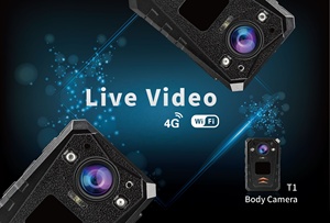 Caméra corporelle GPS T1 4G LTE/WiFi avec diffusion vidéo en temps réel, prise en charge de l'encryption AES256 et de <span class=keywords><strong>la</strong></span> compression H.265 - Product Image 3