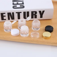 Logo personnalisé plastique vide 5 grammes 5ml 10ml petit mini contenant de paillettes pigmentées en vrac pour le maquillage des yeux