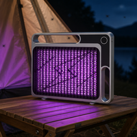 Lampe anti-moustiques électrique LED commerciale rechargeable, veilleuse USB murale à lumière violette pour chambre et camping