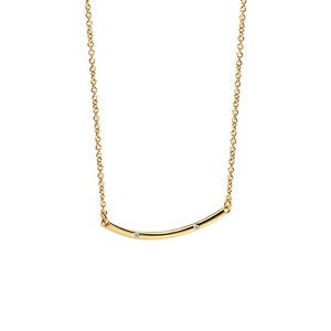 Collier INS Happy Face, style européen, plaqué or, motif souriant, couleur dorée, chaîne de collier en forme d'arc - Product Image 5