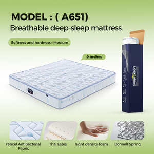 Muebles <span class=keywords><strong>de</strong></span> Dormitorio Modernos para Hotel, Cama Dream Sleep con Colchón Enrollable - Product Image 1