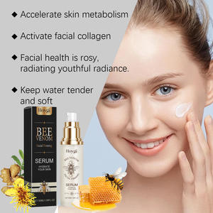 Venta caliente Bee Venom Serum Hidratante Estiramiento DE LA PIEL Cara Reafirmante Suero Reduce las arrugas Cara 'Líquido 50ml - Product Image 5