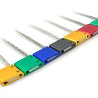 Sello de Seguridad para Cables DX203C, Sello de Seguridad para Puertas de Contenedores, Sellos de Seguridad para Puertas de Camiones, Números de Serie Personalizados para Envío