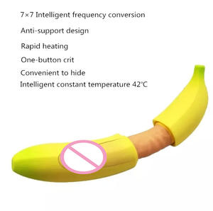 Jouets sexuels végétaux USB gros fruits <span class=keywords><strong>banane</strong></span> réaliste gode vibrateur pour femmes g-spot stimulation pénis femme masturbateur - Product Image 4