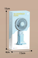 Explosions 2026 Neuer Aufladbarer Handventilator, Tragbarer USB-Tischventilator mit Bürstenlosem Motor, Geräuscharm und Langlebiger Akkulaufzeit