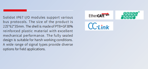 PROFINET / EtherCAT / CC-Link IP67 FIELDBUS modulo <span class=keywords><strong>IO</strong></span> remoto per Siemens mitMitsubishi PLC - Product Image 6