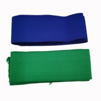 Vente en gros de bandes élastiques tricotées de couleur personnalisée de 7cm d'épaisseur bandes élastiques à tricoter pour brassard ruban élastique tricoté en caoutchouc polyester