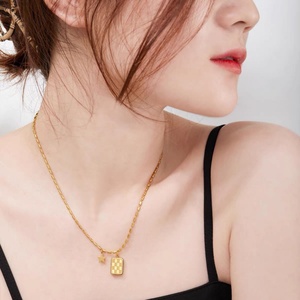 2024 Hot Selling Classic Jewelry Necklace Stainless Steel Pendant Necklace With New Design Wholesale - Product Image 2
