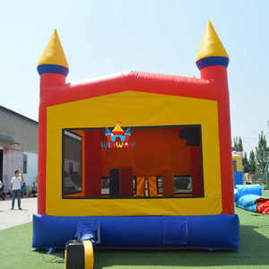Château gonflable personnalisable Winway 13x13 avec matériau PVC, capacité de 800 kg pour les locations de fêtes commerciales, plusieurs couleurs - Product Image 3