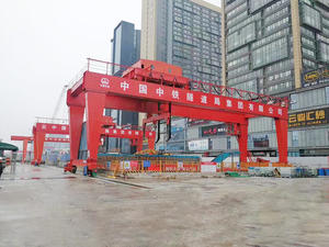 새로운 뜨거운 미국 100 톤 갠티 크레인 코어 모터 베어링 원격 캐빈 펜던트 제어 안전 장치 노란색 붉은 색 구성표 - Product Image 4