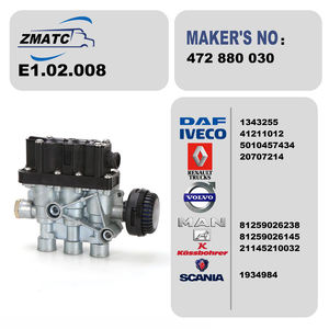 Válvula ECAS Nueva ZMATC MAKER'S NO 4728800300 OEM REF 41211012 / 5010457434 /1343255 / 20707214 para Camiones <span class=keywords><strong>DF</strong></span> IVE RVI VOV MN SCA - Product Image 4