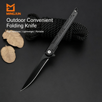 Couteau pliant multifonctionnel en acier inoxydable haute dureté, outil tactique portable de survie et de camping en plein air