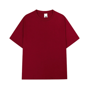 260G T-shirt épais en pur coton à double fil Collection été 38 couleurs - Product Image 1