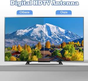 DA-300F 디지털 실내 TV 안테나, HDTV 안테나 150 + 마일 범위, 지원 8K 4K 1080P VHF 및 UHF HD 무료 로컬 채널 및 모든 TV. - Product Image 4