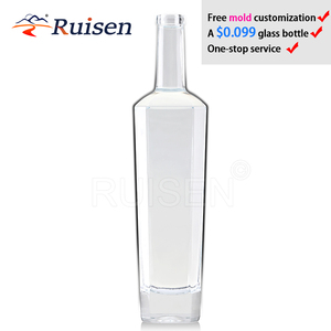 Trái cây trong suốt rượu Ice Wine chai thủy tinh sang trọng Brandy Champagne rõ ràng chai thủy tinh với nút chai - Product Image 4