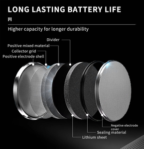 Batterie bouton au lithium 3V de haute qualité, contrôleur de batterie CR2032 - Product Image 3